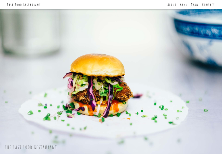 fast-food project